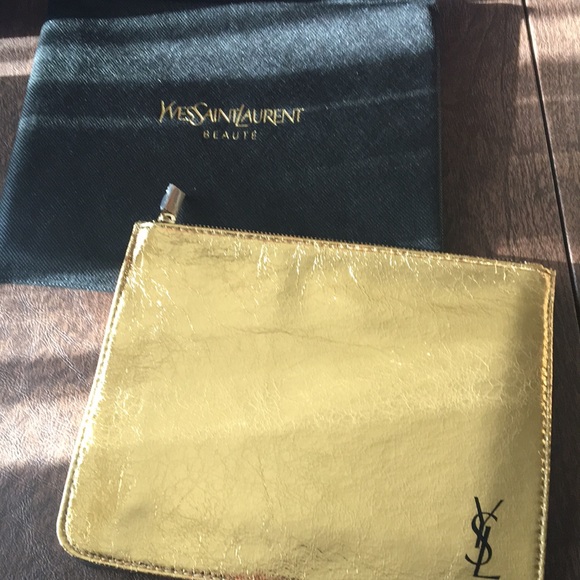 YSL Beauté Gold Clutch - Picture 6 of 6